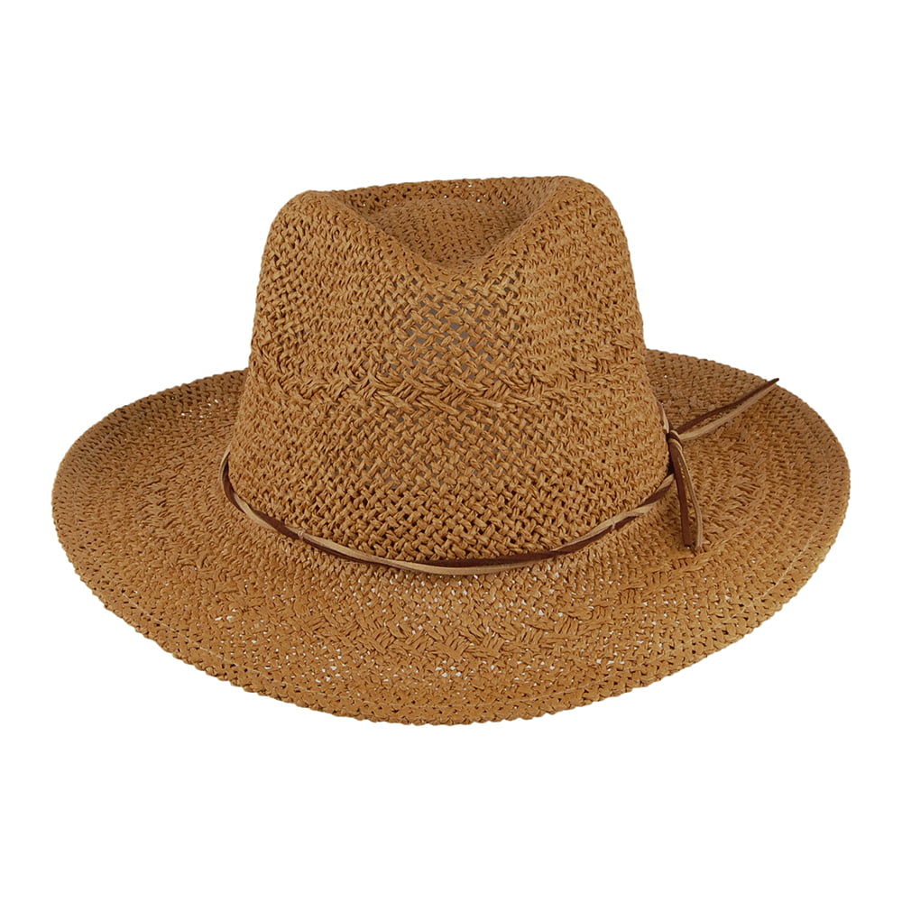 Barts Hats Arday Summer Fedora Hat - Light Brown