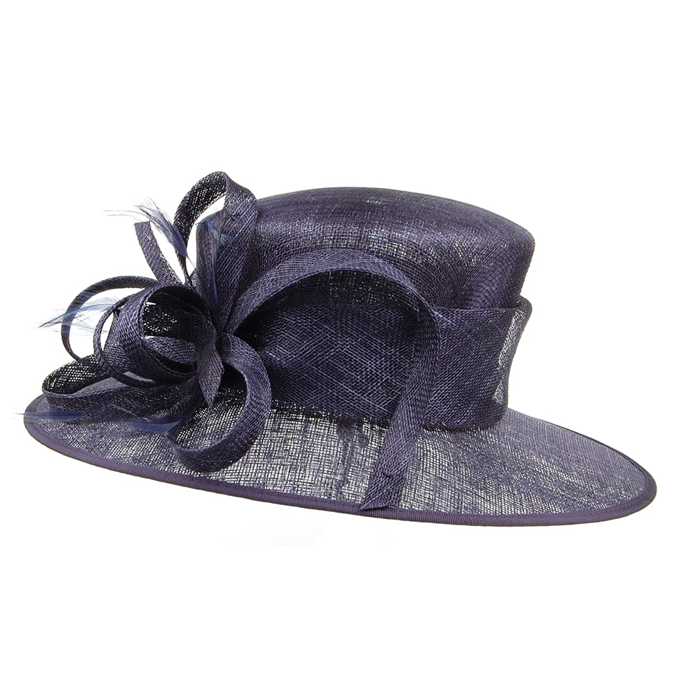 Failsworth Hats Juliet Occasion Hat - Navy Blue