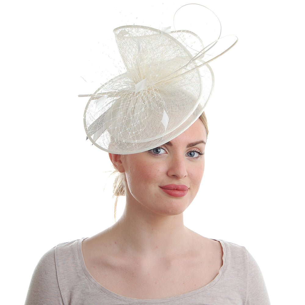 Failsworth Hats Perdita Fascinator - Ivory