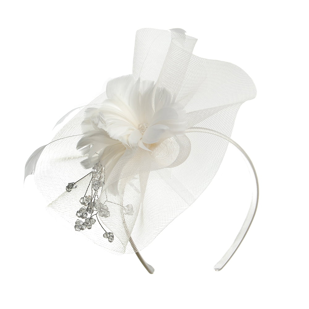 Jane Anne Designs Clementine Fascinator - Ivory