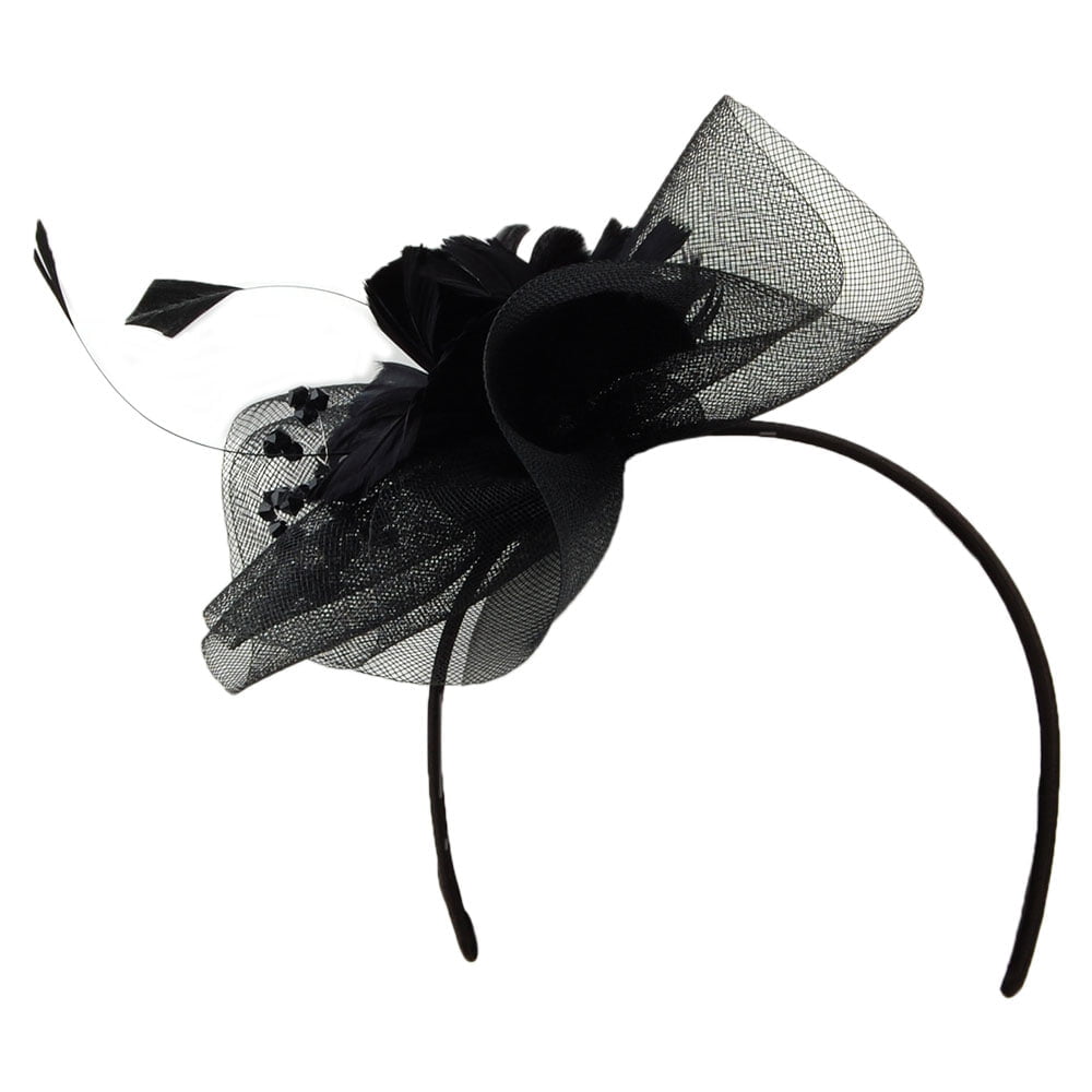 Jane Anne Designs Clementine Fascinator - Black