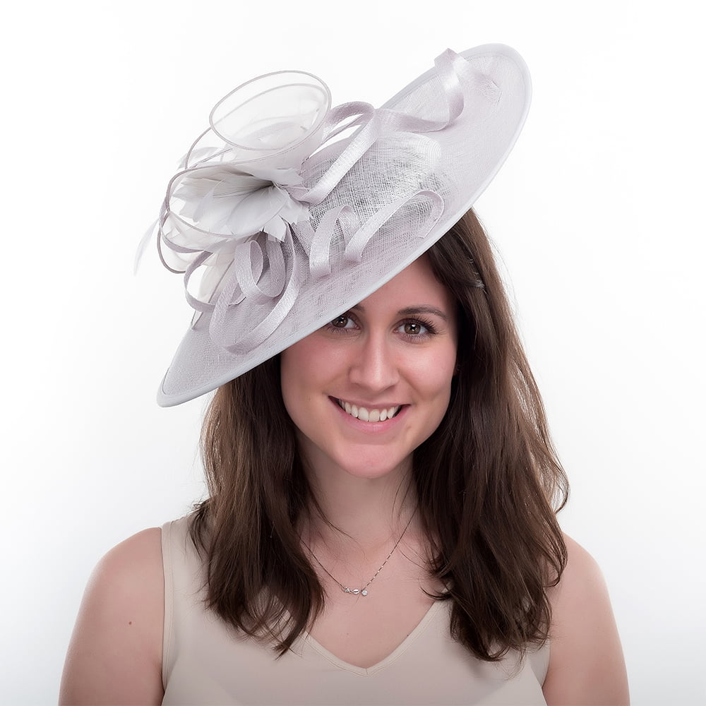 Jane Anne Designs Penelope Disc Fascinator - Silver