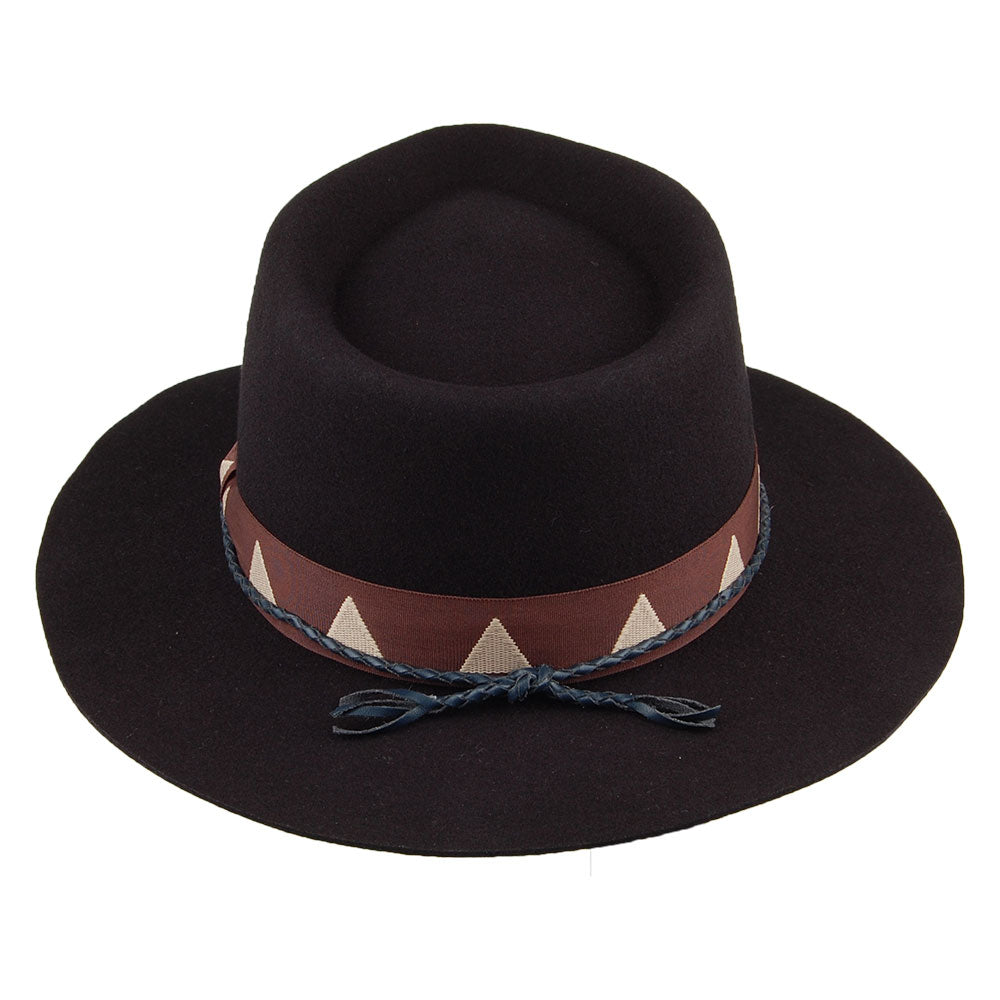 Brixton Hats Venice Fedora Hat - Black