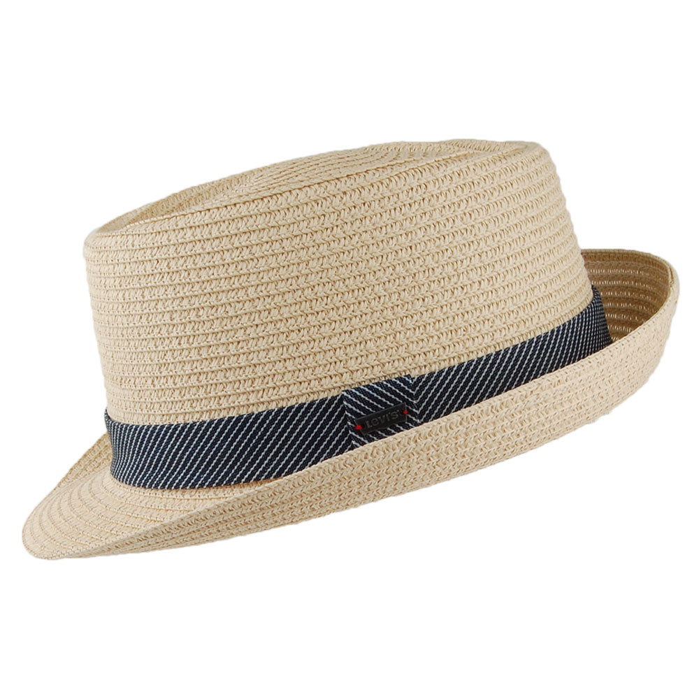 Levi's Hats Straw Fedora Hat - Sand