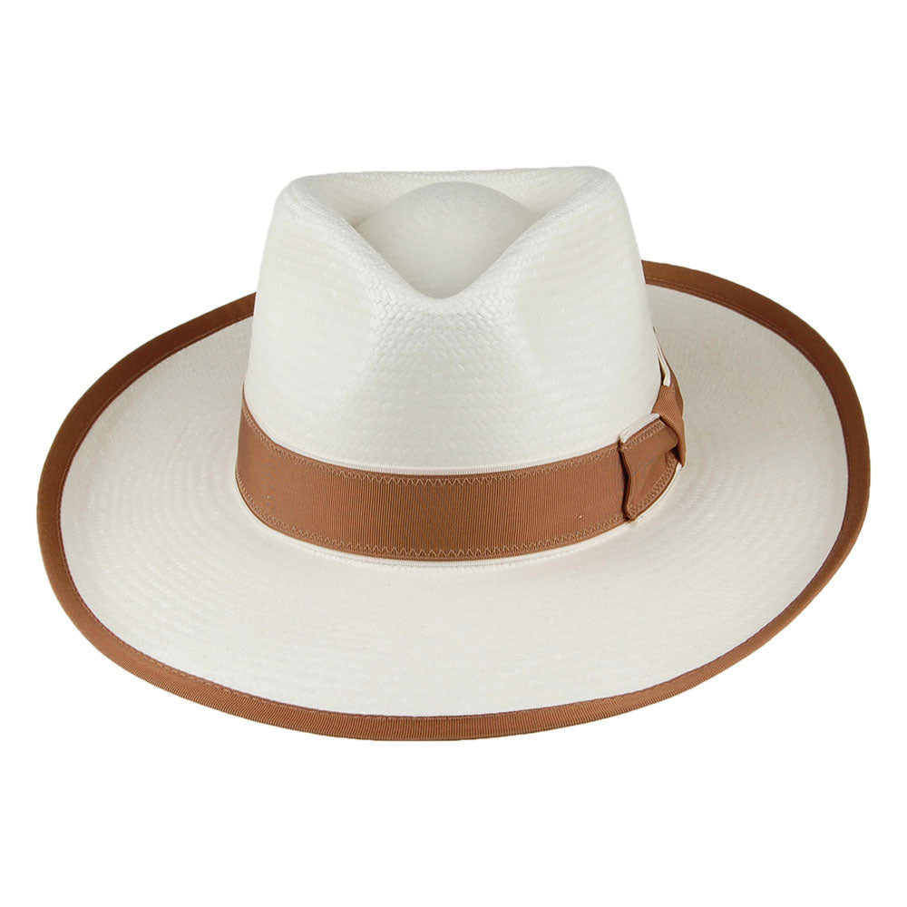 Signes Hats Wild Bill Panama Fedora Hat - Bleach