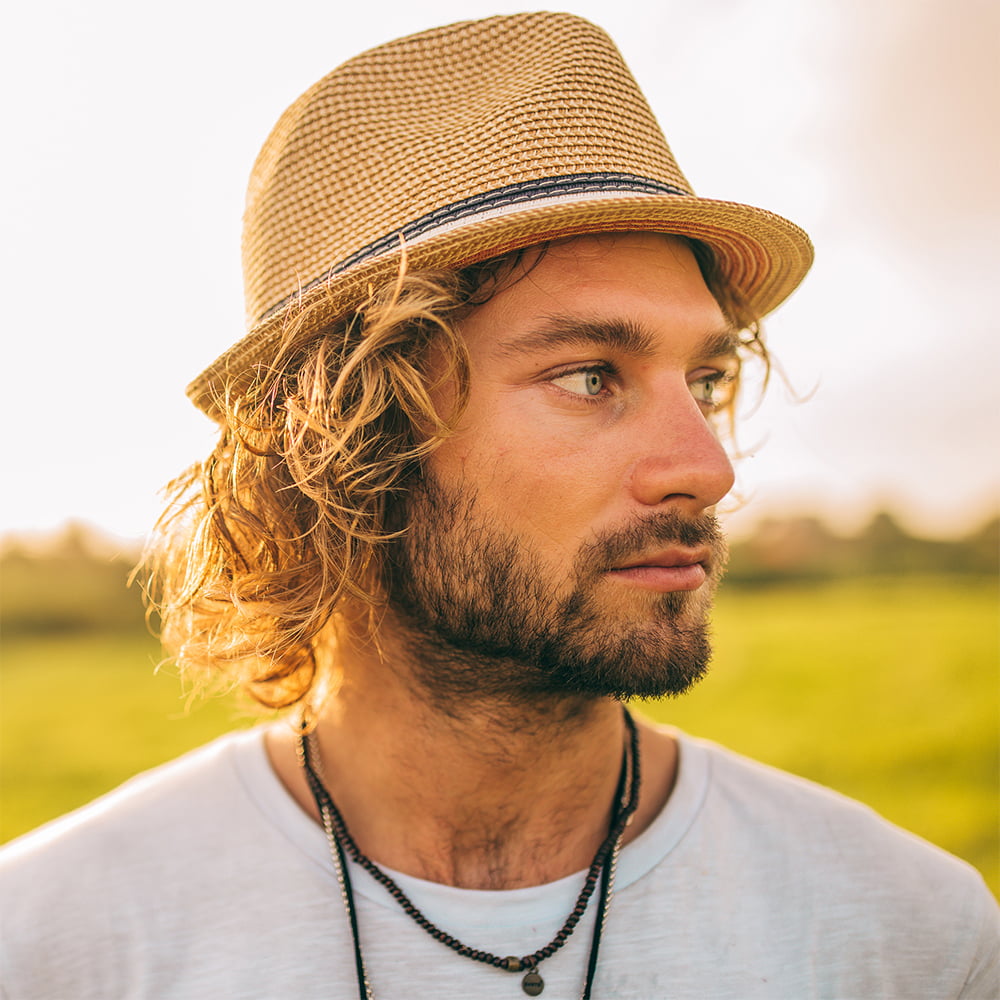 Barts Hats Fluoriet Summer Trilby Hat - Natural
