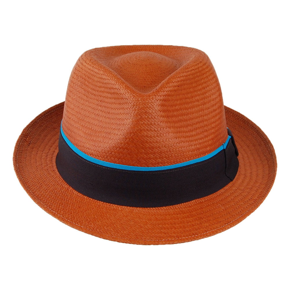 Failsworth Hats Panama Trilby Hat - Amber