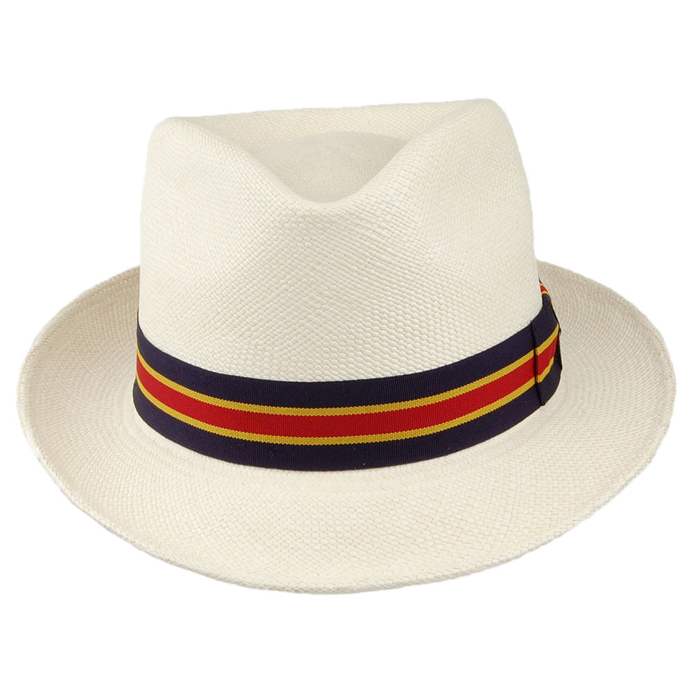 Stetson Hats Player Panama Trilby Hat - Bleach