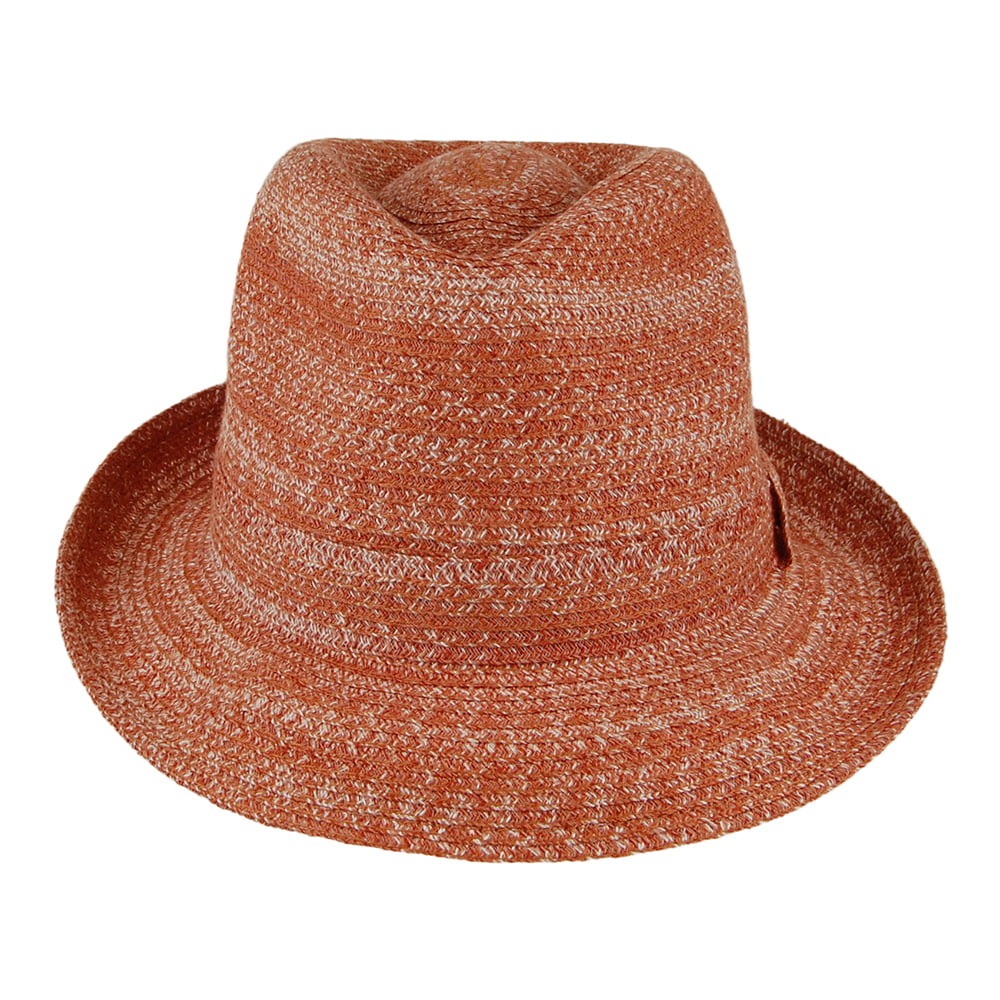Bailey Hats Freddy Lightweight Trilby Hat - Natural-Rust