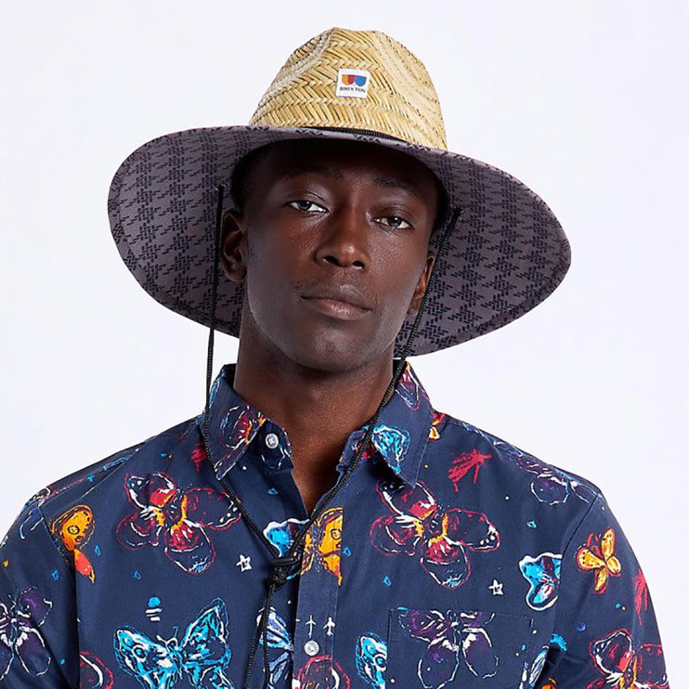 Brixton Hats Alton Straw Lifeguard Hat - Tan