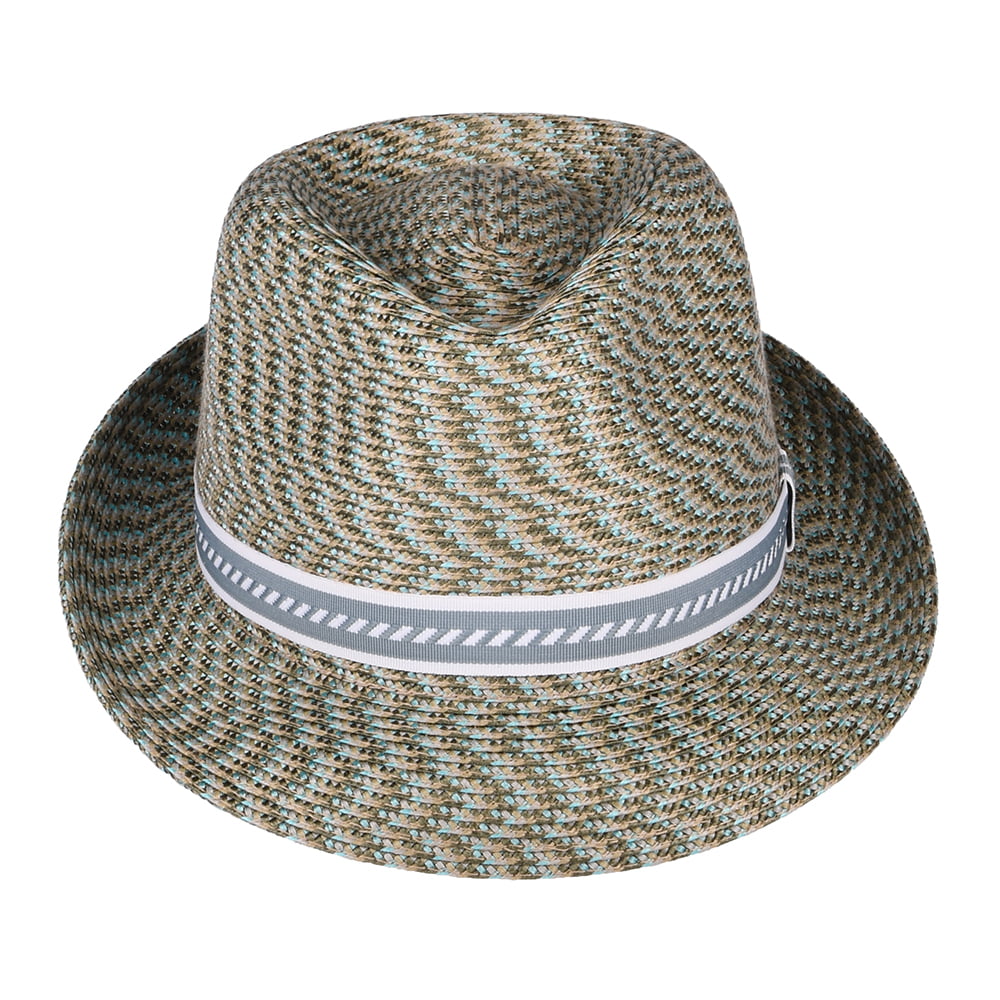 Bailey Hats Mannes Trilby Hat - Green-Mix