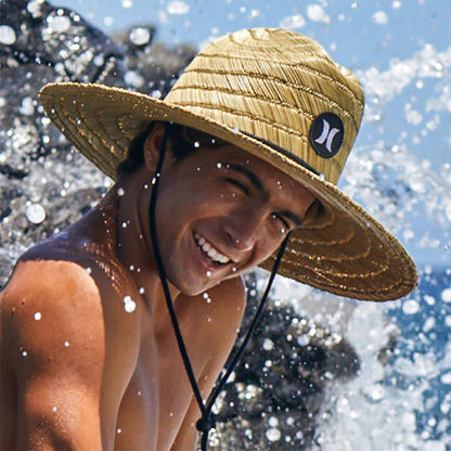 Hurley Hats Weekender Straw Lifeguard Hat - Natural