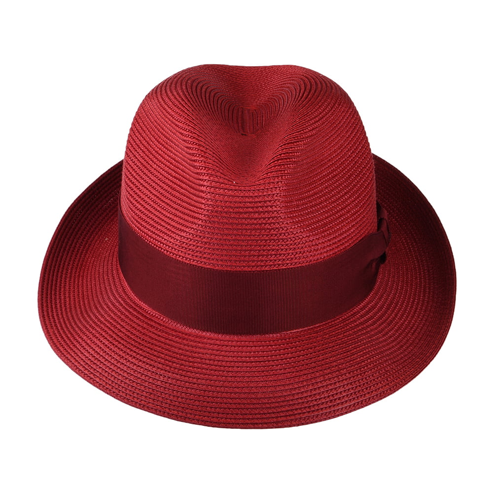 Bailey Hats Craig Special Fedora Hat - Red
