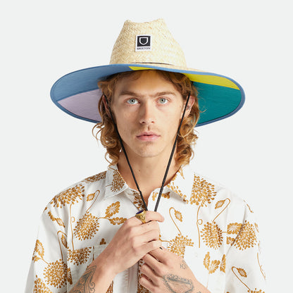 Brixton Hats Beta Straw Lifeguard Hat - Tan