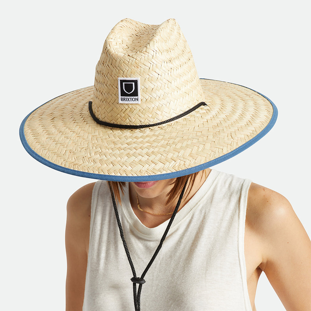 Brixton Hats Beta Straw Lifeguard Hat - Tan