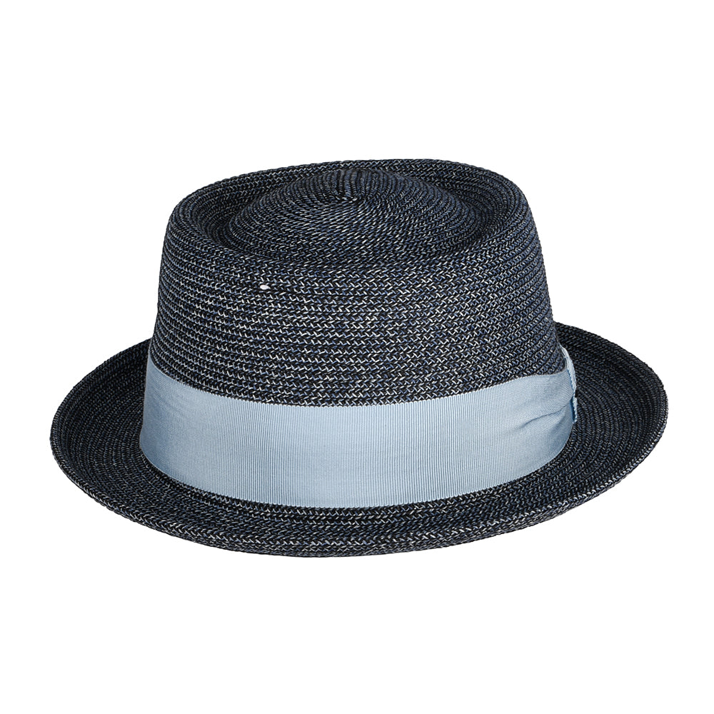 Bailey Hats Waits Pork Pie Hat - Blue