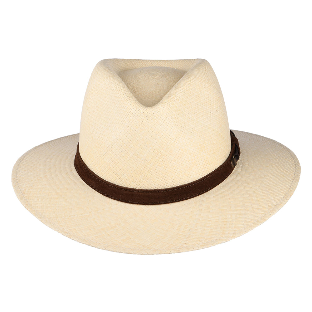 City Sport Walkabout Panama Fedora Hat - Natural