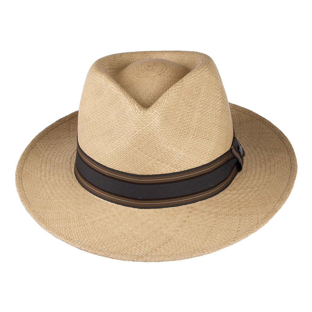 City Sport Teardrop Panama Fedora Hat - Tan