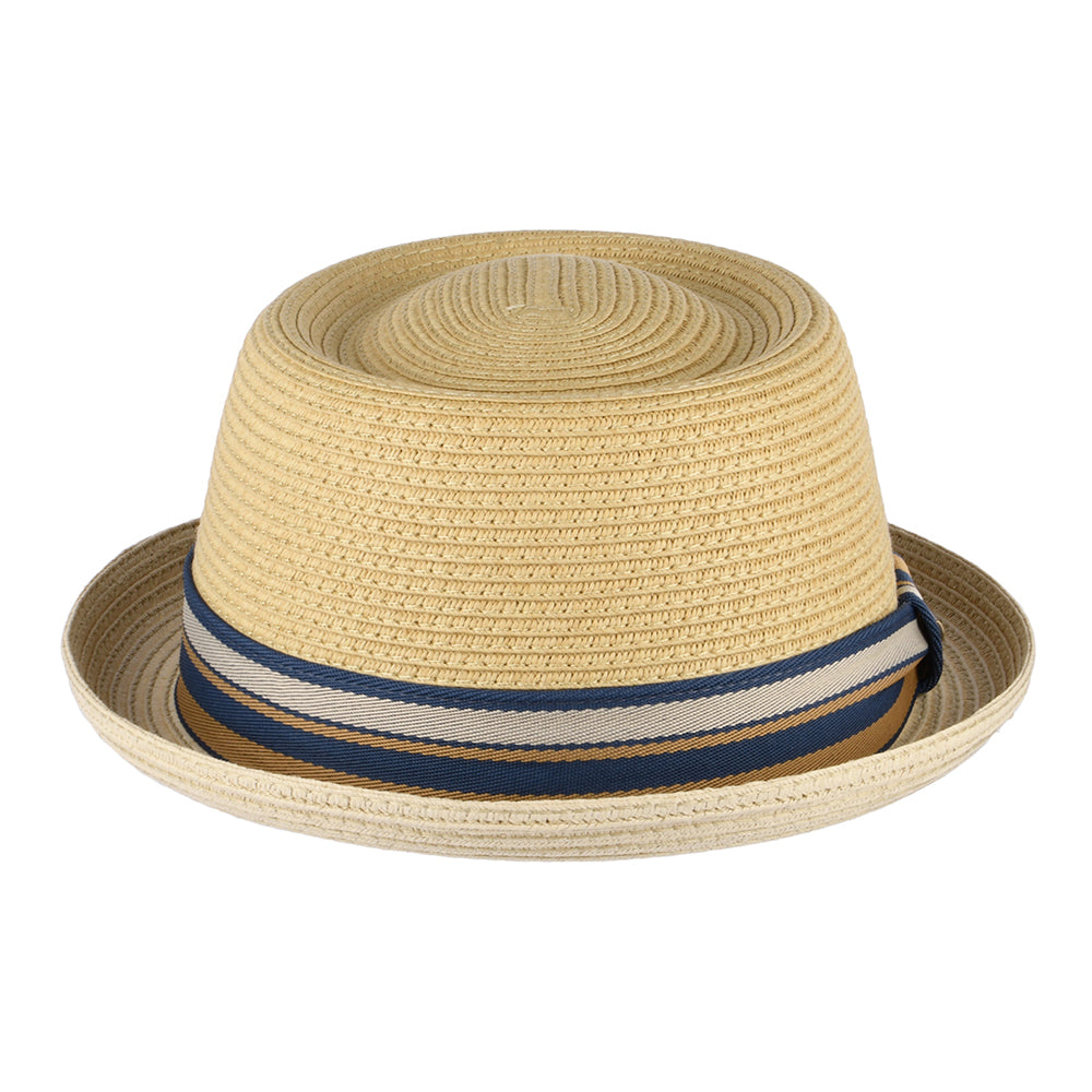 Stetson Hats Toyo Straw Pork Pie Hat - Natural