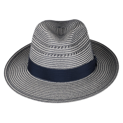 Bailey Hats Eli Fedora Hat - Navy-Cream