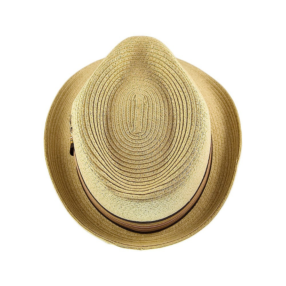 Jaxon & James Ridley C-Crown Trilby Hat - Natural