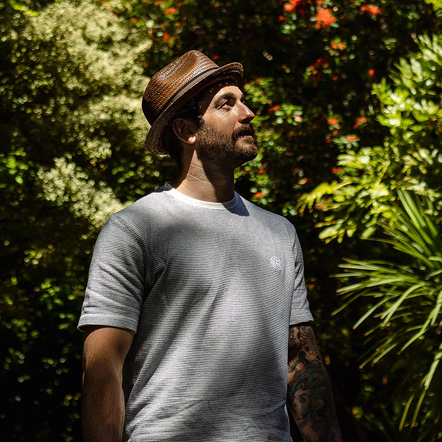 Jaxon & James Tribeca Straw Trilby Hat - Brown