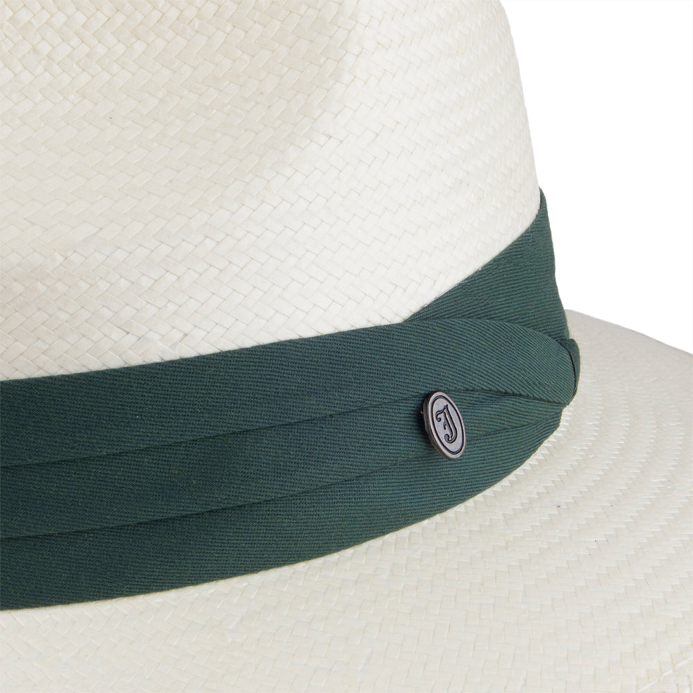 Jaxon & James Toyo Safari Fedora with Olive Band - Ivory