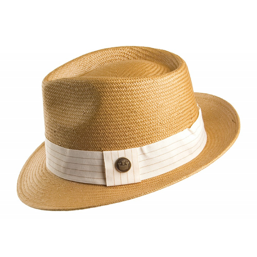 Goorin Snare Straw Trilby Hat - Natural