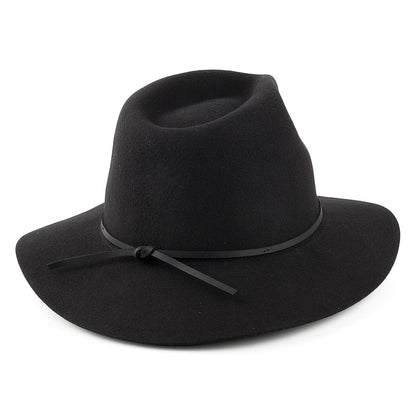 Brixton Hats Wesley Fedora Hat - Black