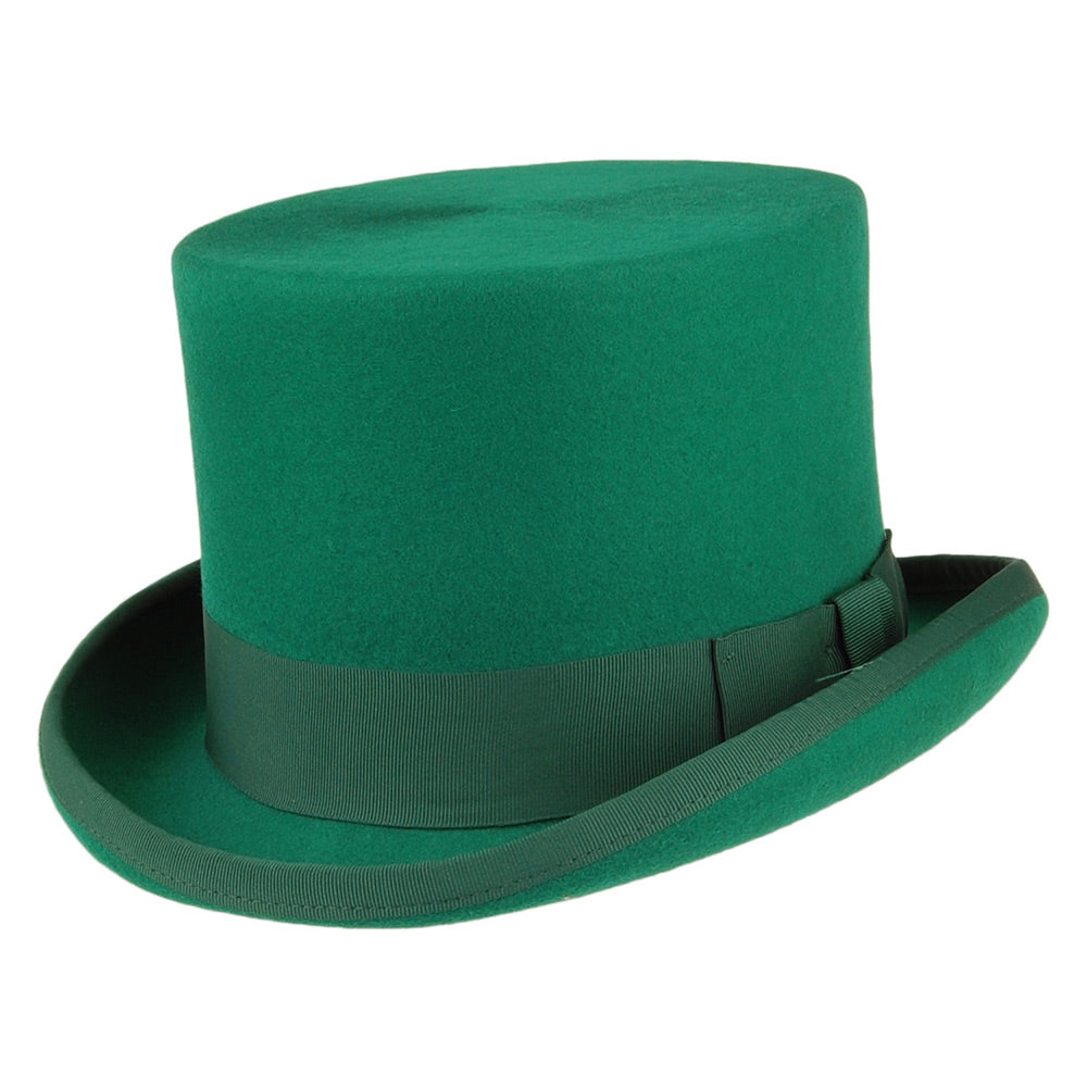 Denton Hats Wool Felt Top Hat - Green – Village Hats