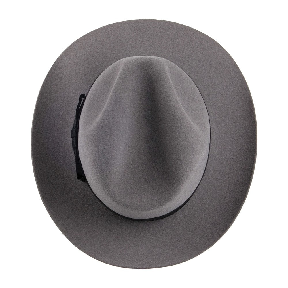 Christys Hats Knightsbridge Fur Felt Fedora Hat - Light Grey