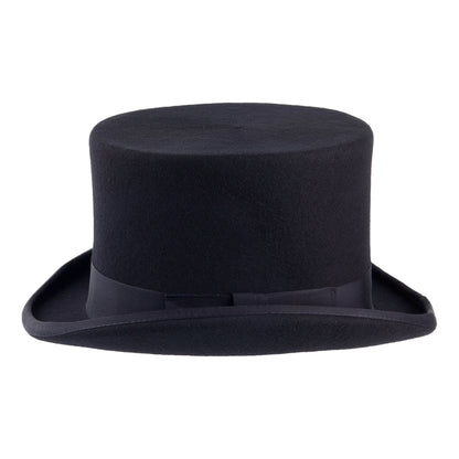 Denton Hats Wool Felt Top Hat - Navy Blue