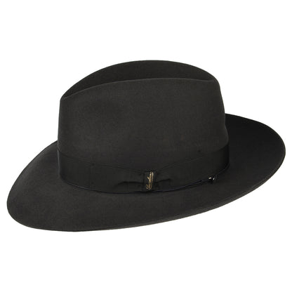 Borsalino Avalon Fur Felt Fedora Hat - Grey