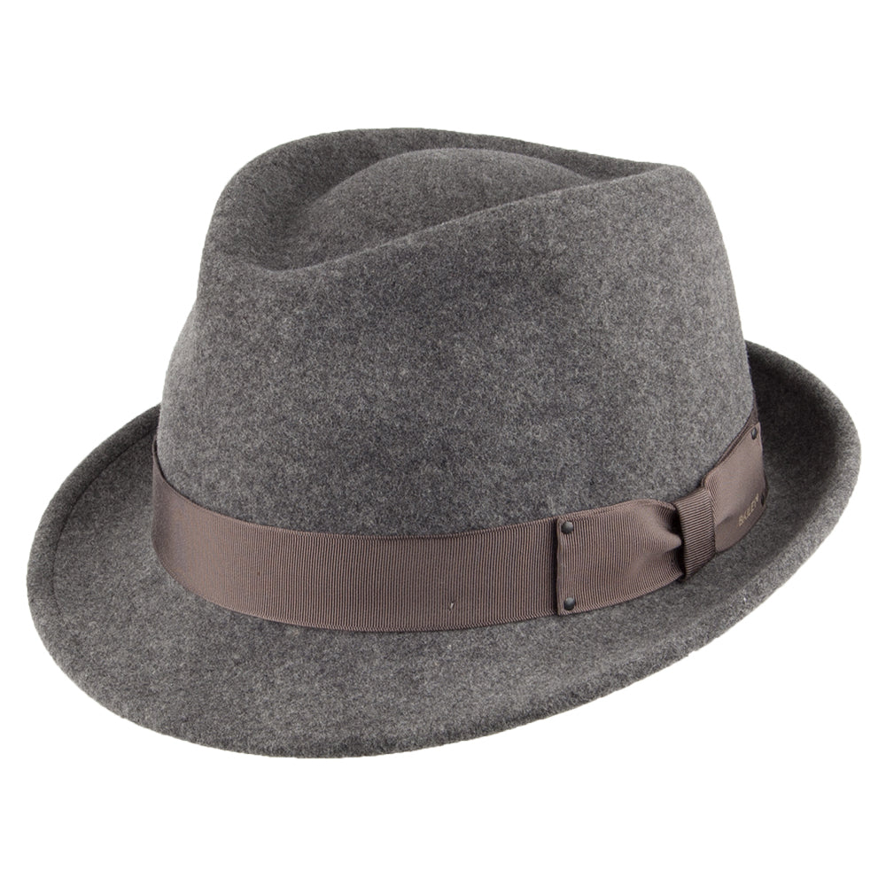 Bailey Hats Wynn Crushable Trilby Hat - Grey