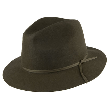 Brixton Hats Graham Fedora Hat - Moss