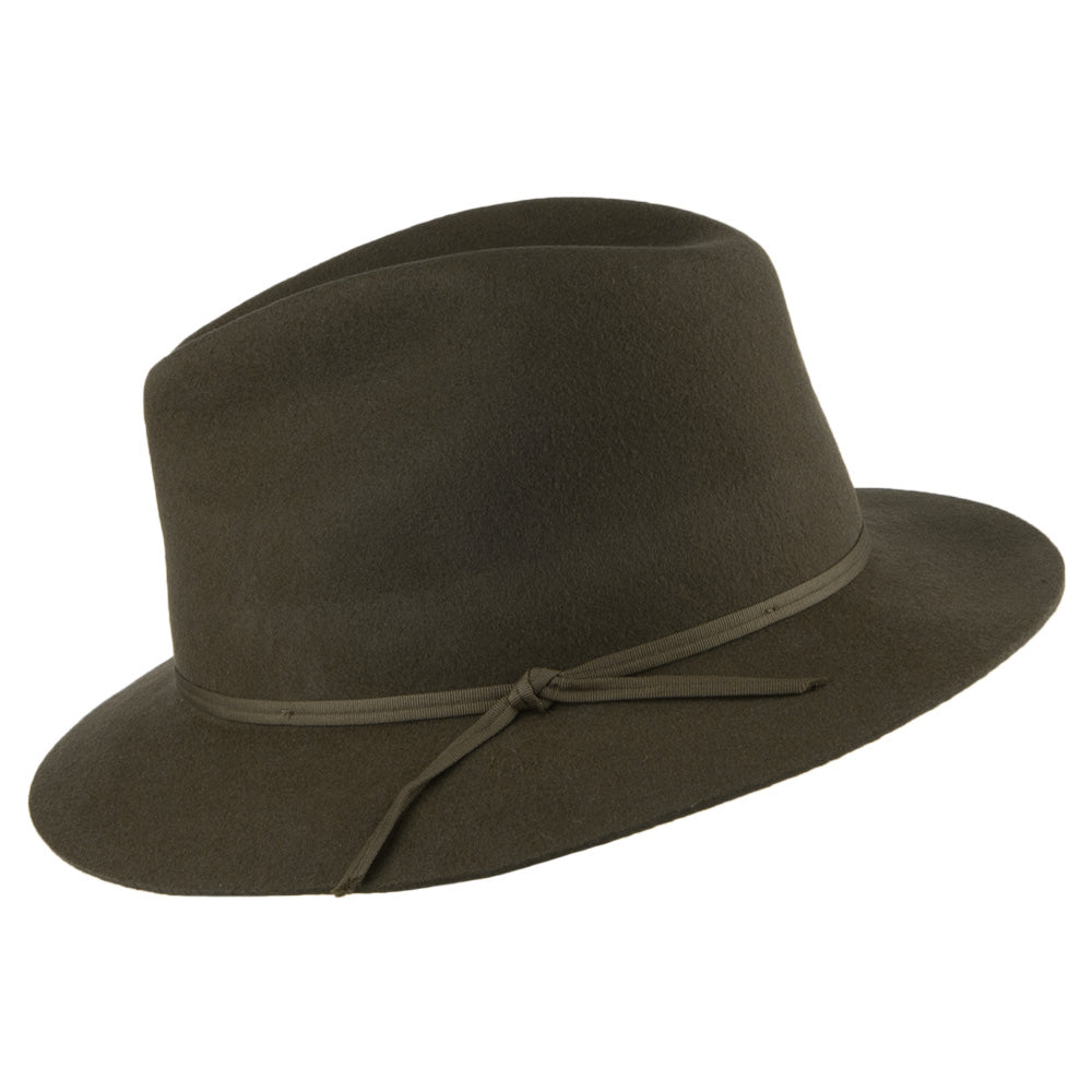Brixton Hats Graham Fedora Hat - Moss