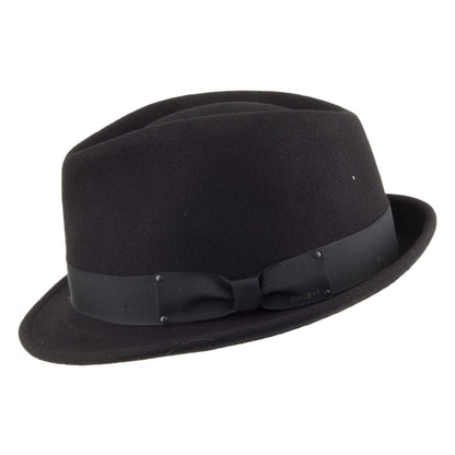 Bailey Hats Wynn Crushable Trilby Hat - Black