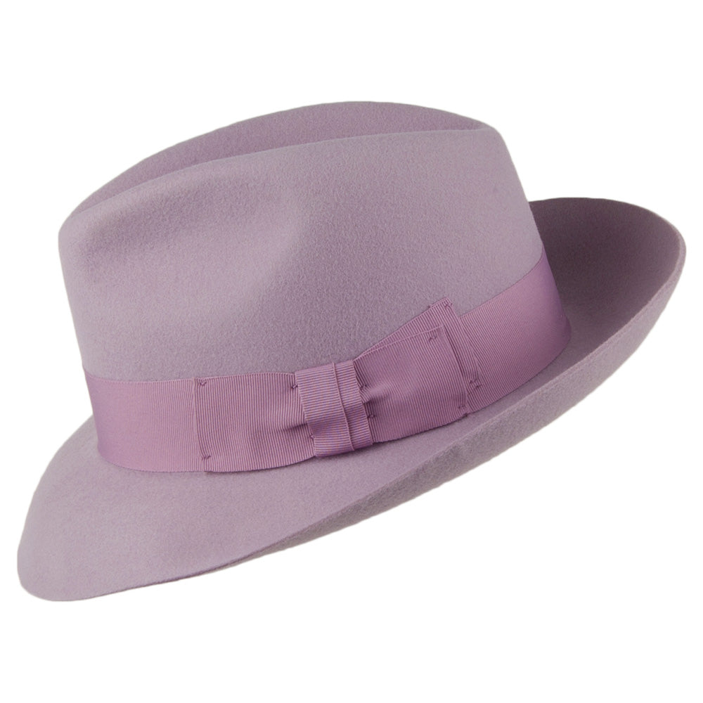 Denton Hats Mayfair Wool Felt Fedora Hat - Lilac