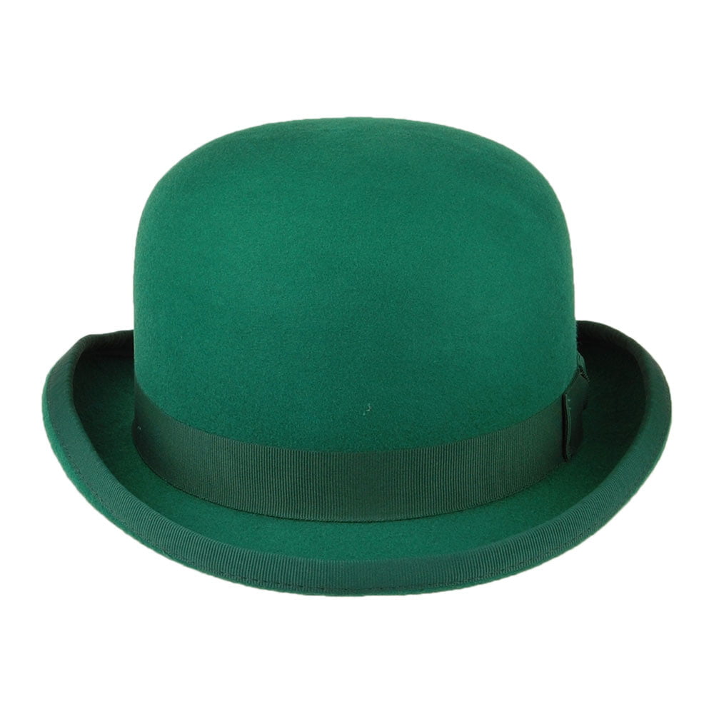 Denton Hats Wool Felt Bowler Hat - Emerald
