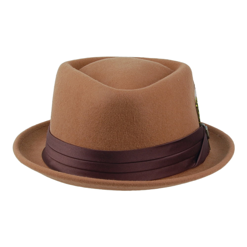 Brixton Hats Stout Pork Pie Hat - Caramel