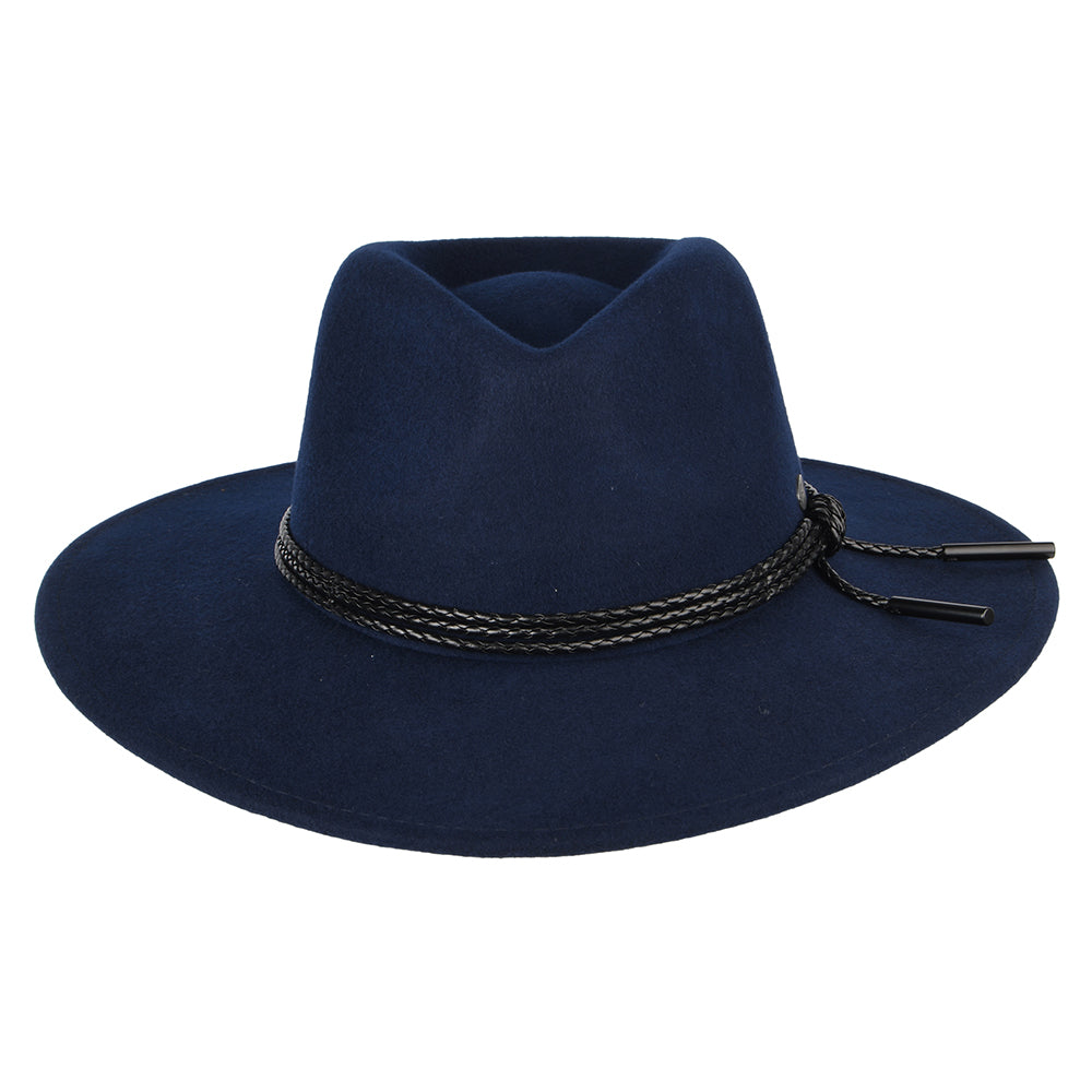 Bailey Hats Piston Wool Felt Outback Hat - Navy Blue