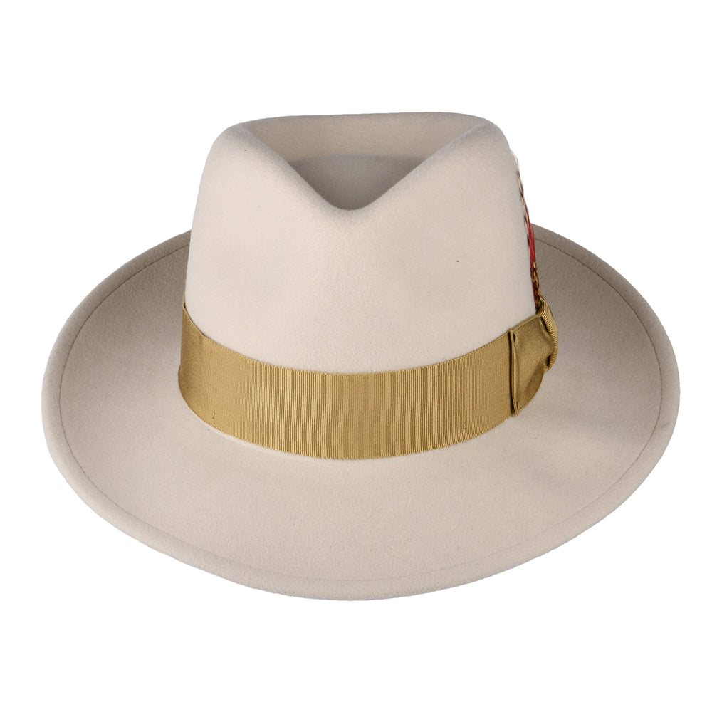 Bailey Hats 7002 Crushable Fedora Hat - Cream