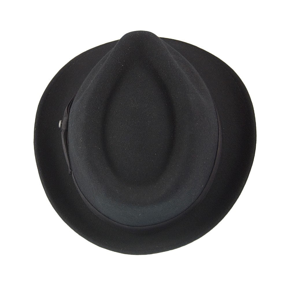 Stetson Hats Elkader Crushable Trilby Hat - Black