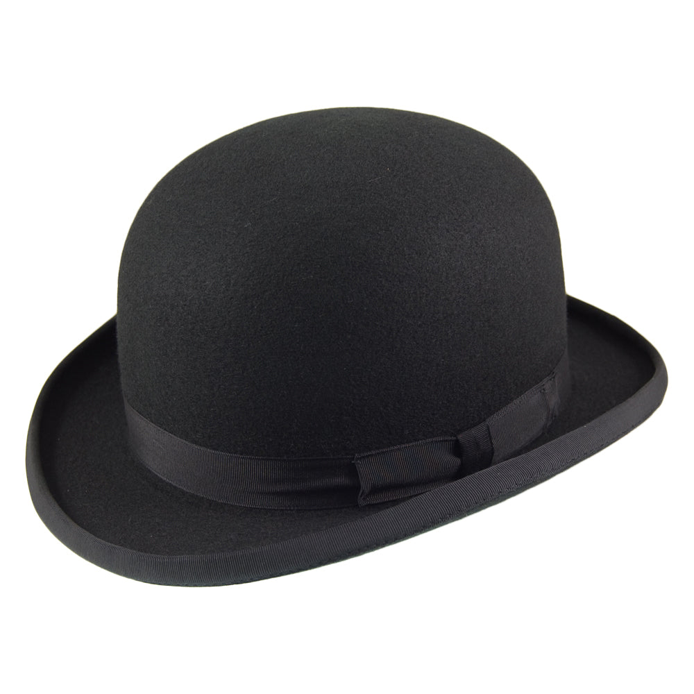 Christys Hats Wool Felt Bowler Hat - Black