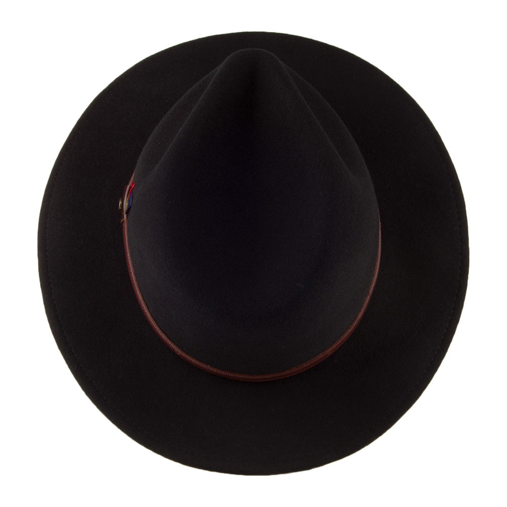 Stetson Hats Rantoul Safari Fedora Hat - Black