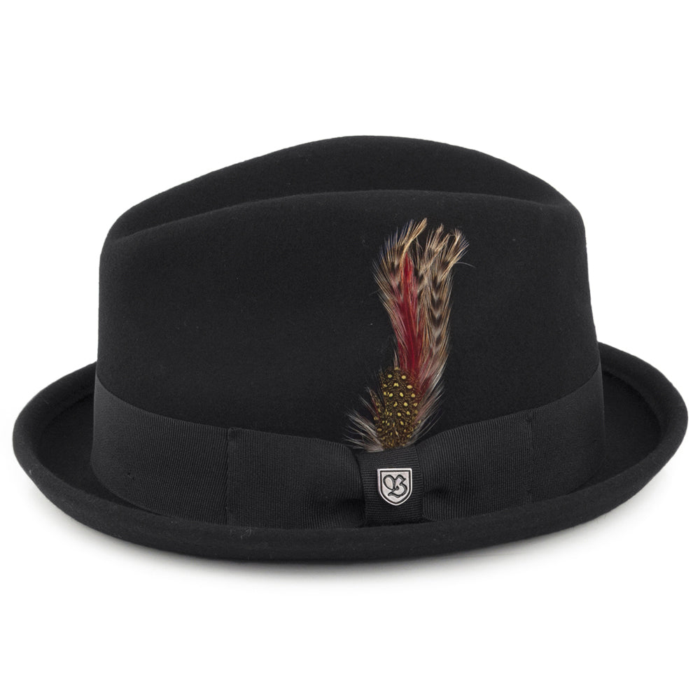 Brixton Hats Gain Trilby Hat - Black