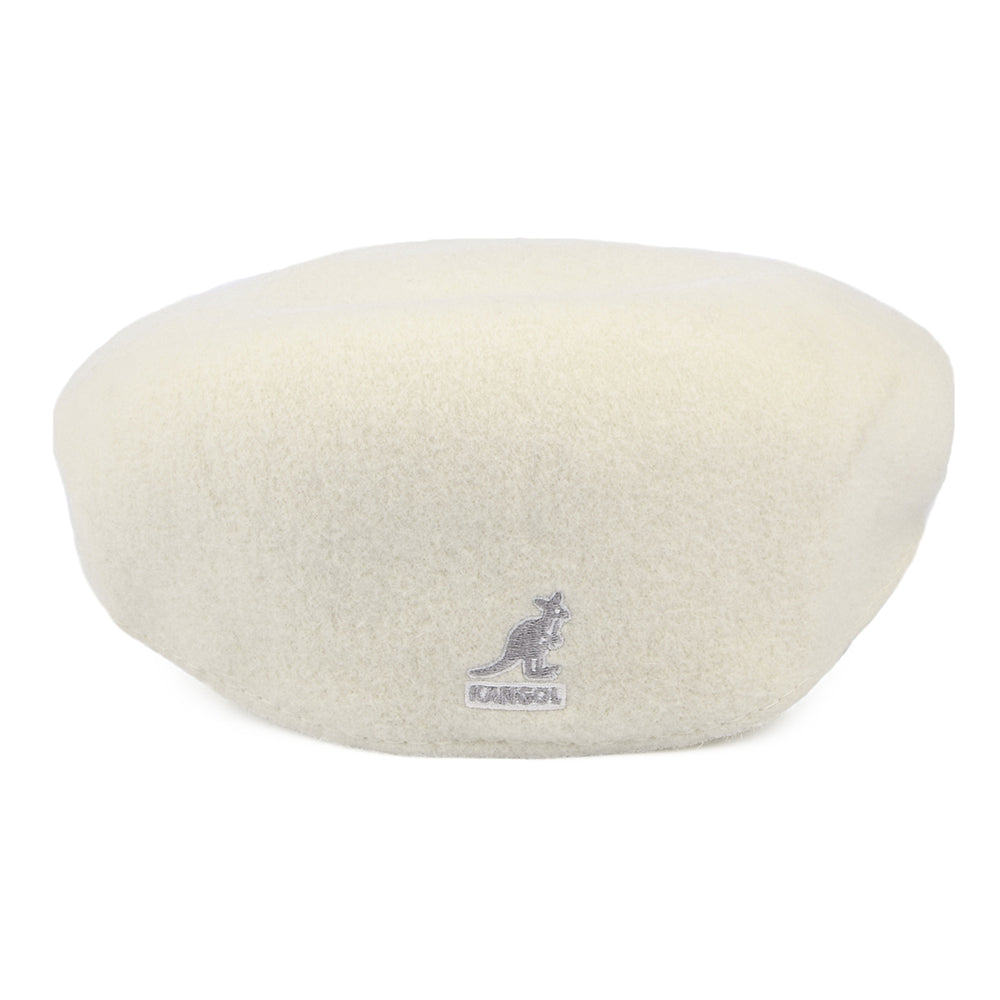 Kangol 504 Wool Flat Cap - Winter White