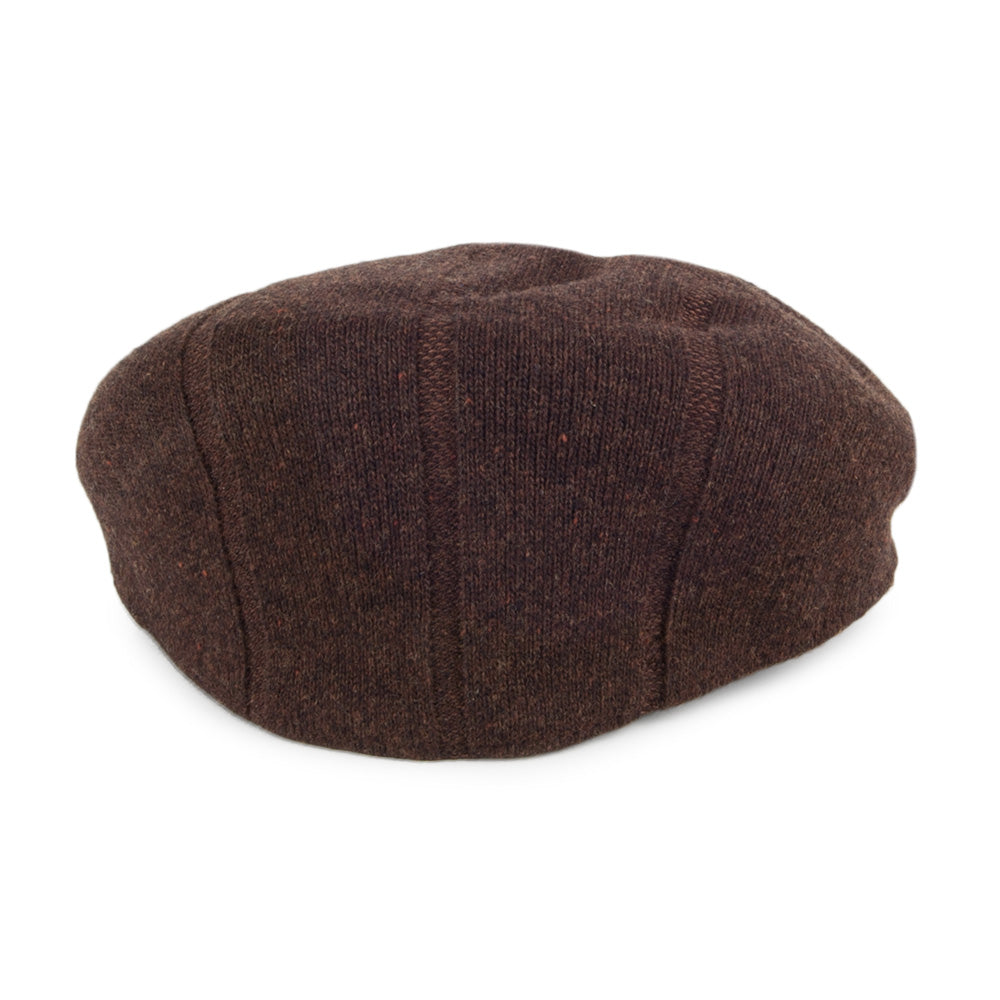 Kangol Panel 504 Flat Cap - Tobacco