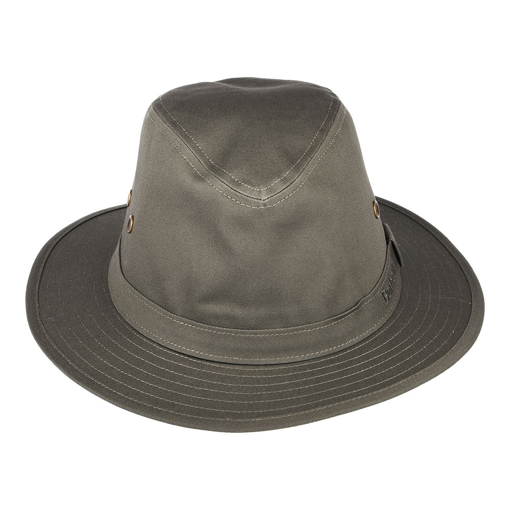 Barbour Hats Dawson Cotton Safari Hat - Olive