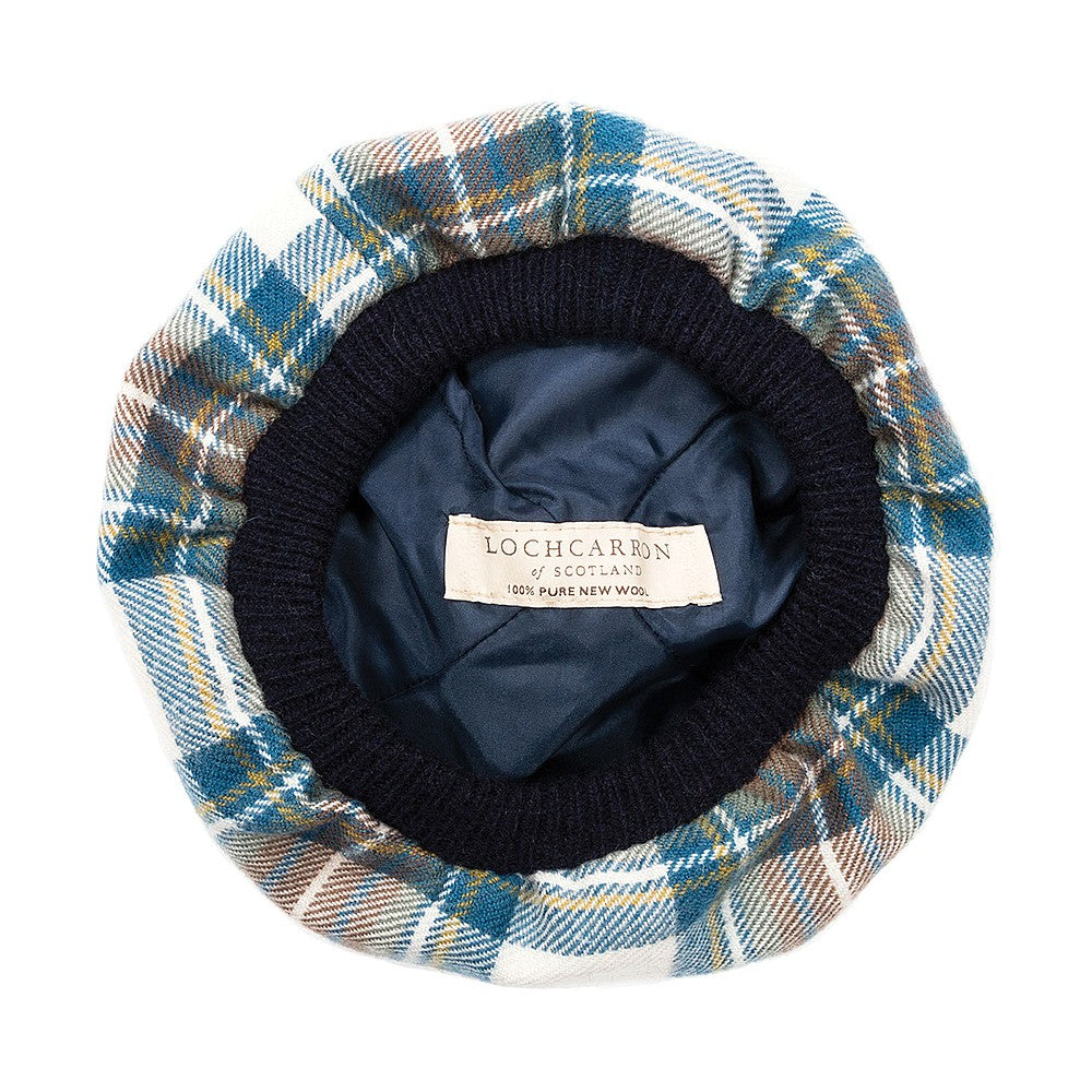 Lochcarron Of Scotland Lambswool Tam O' Shanter Hat - Stewart Blue Dress